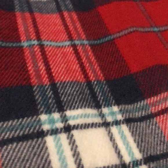 Italy Design “Cashmere Feel”Scarf-Red/White/Blue Plaid-Twisted Fringe-70x12-EUC - Picture 13 of 14